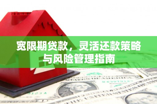 金坛宽限期贷款，灵活还款策略与风险管理指南