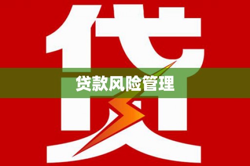 余江贷款风险管理