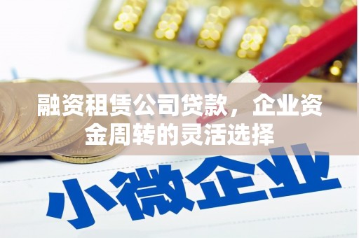 额济纳旗融资租赁公司贷款，企业资金周转的灵活选择