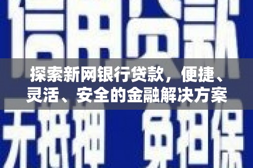 林园探索新网银行贷款，便捷、灵活、安全的金融解决方案