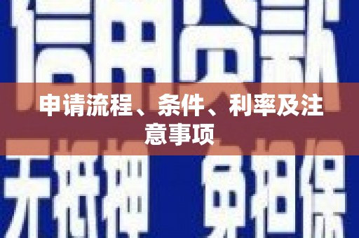 奎屯申请流程、条件、利率及注意事项