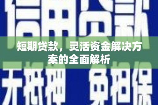 夏县短期贷款，灵活资金解决方案的全面解析