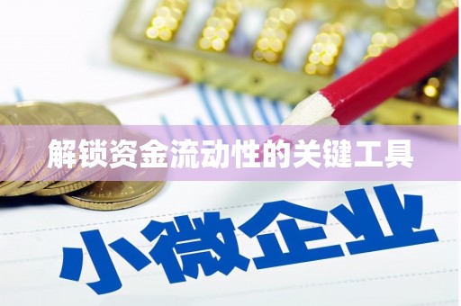 盐田解锁资金流动性的关键工具