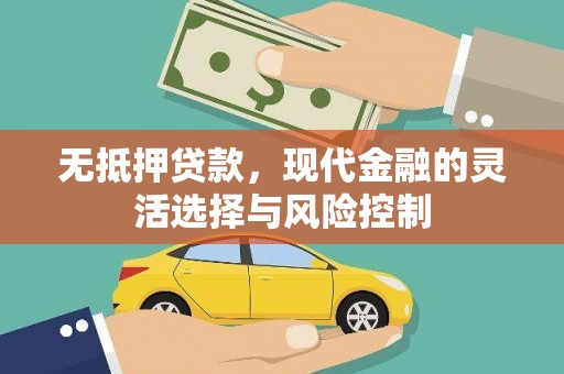 涿鹿无抵押贷款，现代金融的灵活选择与风险控制