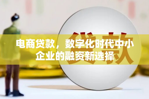 宜黄电商贷款，数字化时代中小企业的融资新选择