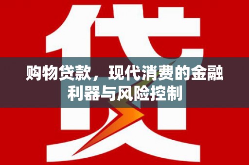 乾安购物贷款，现代消费的金融利器与风险控制