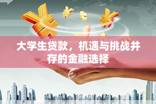 盘县大学生贷款，机遇与挑战并存的金融选择